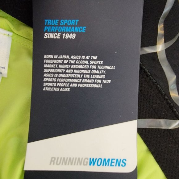 ASICS Neon Green Halter Racer Back Strappy Dry Built-in Bra Sports Tank Top L - Picture 13 of 13